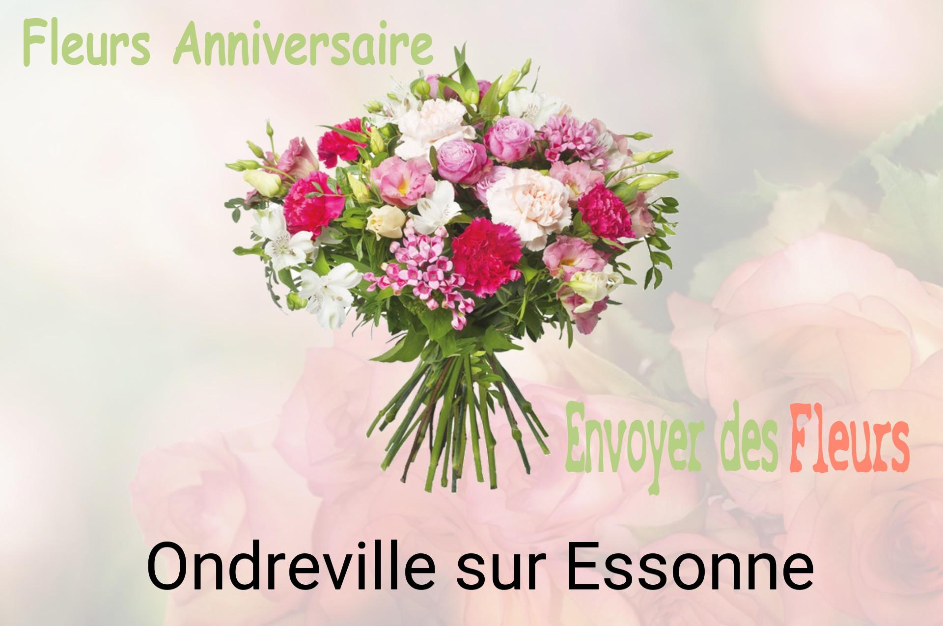 Bouquet de fleurs d’anniversaire livré à Ondreville-sur-Essonne