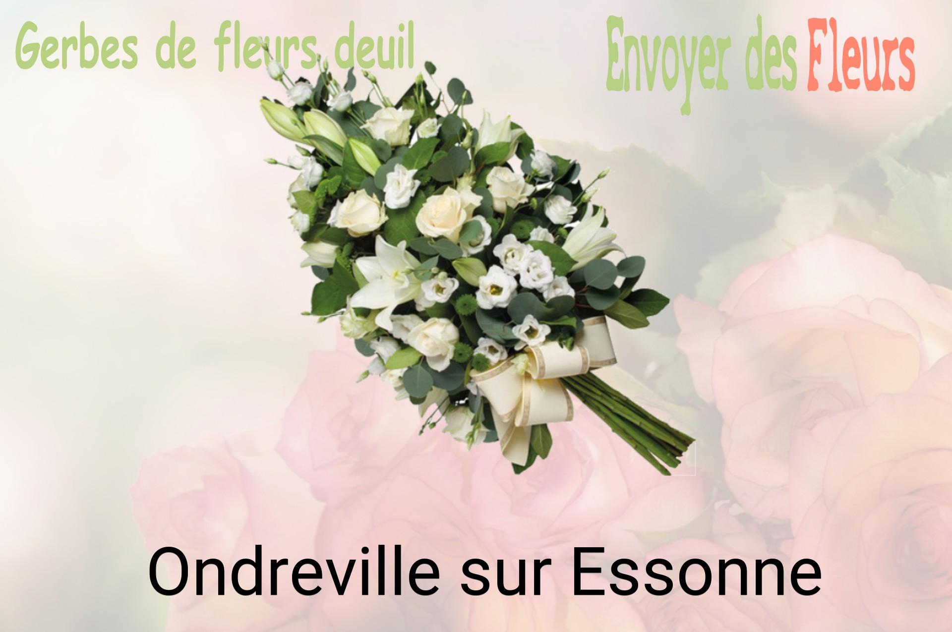 Gerbe de fleurs de deuil livrée à Ondreville-sur-Essonne